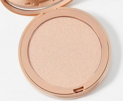 Хайлайтер для лица и тела сухой компактный WONDER ME GLOW №101 розовое золото – фото 5