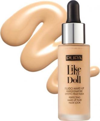Крем тональный, 20 светлый бежевый / LIKE A DOLL - MAKE-UP FLUID NUDE LOOK 20 мл