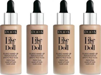 Крем тональный, 20 светлый бежевый / LIKE A DOLL - MAKE-UP FLUID NUDE LOOK 20 мл – фото 3