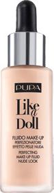 Крем тональный, 20 светлый бежевый / LIKE A DOLL - MAKE-UP FLUID NUDE LOOK 20 мл – фото 6
