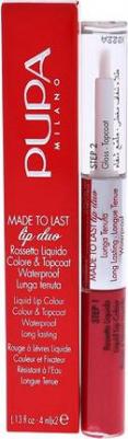 Помада жидкая для губ, 001 Горячий коралловый / MADE TO LAST LIP DUO 2*4 мл
