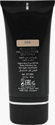 Тональная основа Extreme Cover Foundation, с высокой плотностью покрытия, оттенок №020, 30 мл – фото 1