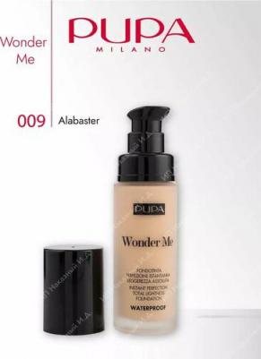 Водостойкий тональный крем Wonder Me Waterproof Foundation/9 Alabaster