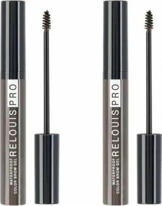 Гель для бровей оттеночный водостойкий Pro Waterproof Color Brow Gel 04 Dark brown – фото 7