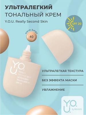 Крем тональный Really Second skin ультралегкий 40 Warm Beige 30 мл – фото 2