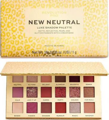Набор теней для макияжа New Neutral Luxe Shadow Palette, 18 оттенков – фото 4