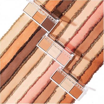 Палетка бронзер, хайлайтер и румяна RELOVE CONTOUR TRIO CONTOUR Sugar – фото 7