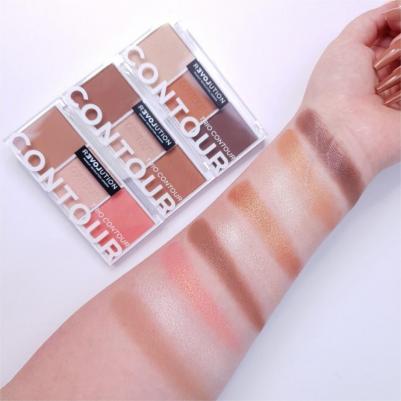 Палетка бронзер, хайлайтер и румяна RELOVE CONTOUR TRIO CONTOUR Sugar – фото 13
