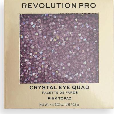Палетка теней для век, Crystal Eye Quad, Pink Topaz, 3,2 г – фото 2