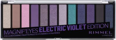 Палетка теней Magnif Electric Violet, тон 008, 100 г