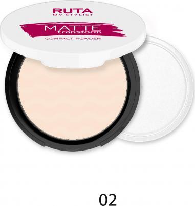 Matte Transform Компактная пудра матирующая с зеркалом №02 – фото 1