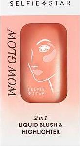 Жидкие румяна и хайлайтер для лица и тела 2 in 1 LIQUID BLUSH & HIGHLIGHTER WOW glow 20 мл – фото 7