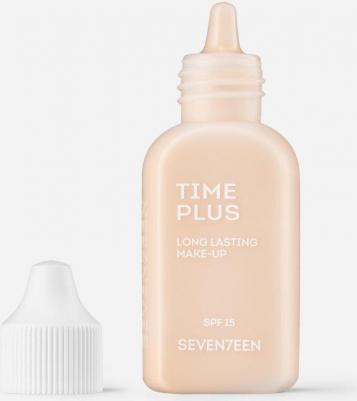 Тональный крем длительного действия т.3 "TIME PLUS LONGLASTING MAKE UP" Натуральный бежевы, 35 мл – фото 13