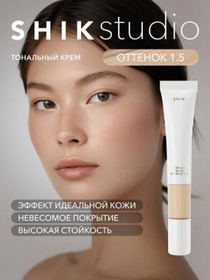 Тональный крем для лица средство основа тон плотный оттенок 1.5 – фото 12