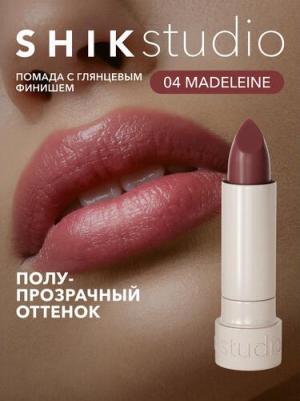 Увлажняющая помада-блеск для губ SATIN LIPSTICK оттенок 04 MADELEINE – фото 2