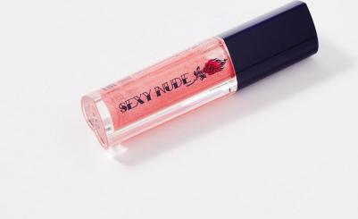 Блеск для губ мерцающий объемный SEXY NUDE №452 мерцающий розовый – фото 4