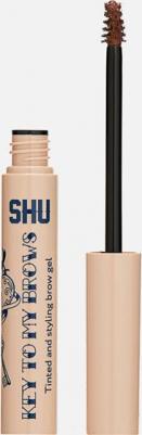 Гель для бровей фиксирующий стайлинг KEY TO MY BROWS №213 серо-коричневый