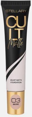 Тональный крем матирующий Cult Matte Foundation, тон 03 бежевый
