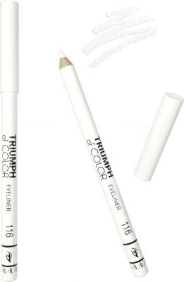 Карандаш для глаз Triumph of color тон 116 pearl white перламутровый белый