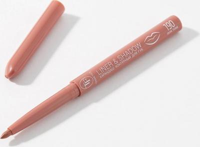 Карандаш контурный для губ автоматический "LINER&SHADOW", тон 190 "Цвет кожи" – фото 4