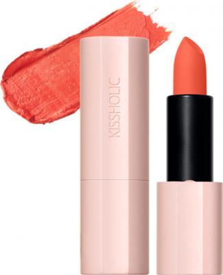 Матовая помада Kissholic Lipstick Matte OR04 - Grapefruit Blended – фото 2