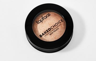 к_topface_хайлайтер запеченый "baked choice rich touch highlighter"_102 очень св.бронзовый 7F6016102 – фото 4