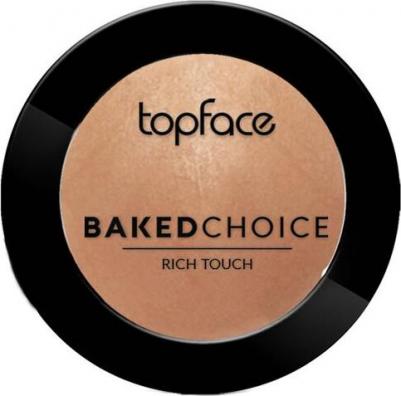 к_topface_румяна запеченные "baked choice rich touch blush on"_004 розовая бронза 7F6012004