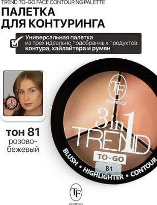 Бронзер для лица Палетка для контуринга лица Trend To-Go – фото 5