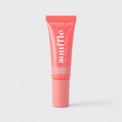 Румяна Souffle a la rose, кремовые, воздушная текстура, тон 01, нежно-розовый, 9 мл – фото 7