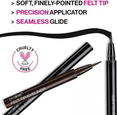 Подводка для глаз Proline Felt Tip Eyeliner, E8752, тон черный – фото 3
