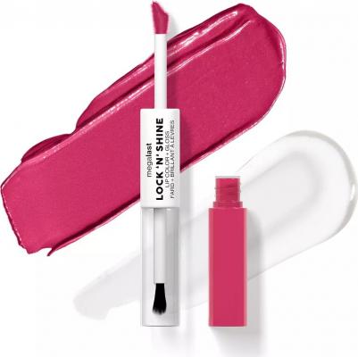 Помада-блеск 2в1 Megalast Lock n' Shine Lip Color 1115497e irresistible 4 мл – фото 6