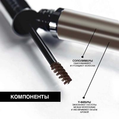 Для бровей Оттеночная фиксирующая тушь-гель для бровей – фото 2