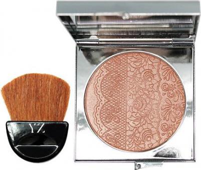 Пудра-хайлайтер Podium, розово-бежевая – фото 5