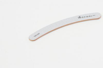 Пилка для ногтей бумеранг серая 180/240 18 см – фото 1