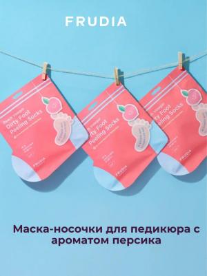 Маска-носочки с ароматом персика для педикюра 40 г – фото 1