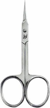 Ножницы маникюрные, серия KOR102, закругленные, серебро, заточенные – фото 1