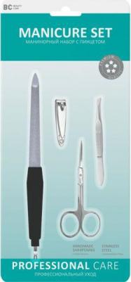 Маникюрный набор БиСи Beauty Care (ножницы, пинцет, пилочка, книпсер) – фото 1