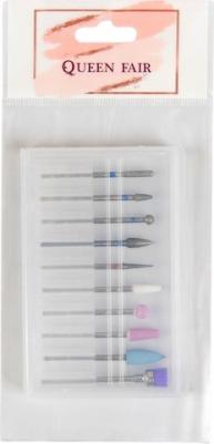 Фрезы для маникюра в органайзере, 10 шт – фото 1