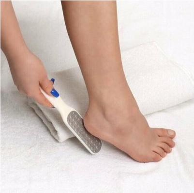 Тёрка для ног, овальная, лазерная, двусторонняя, 23 см, цвет белый 7367978 – фото 10