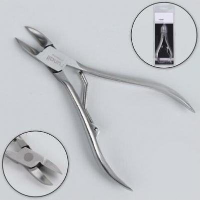 Кусачки педикюрные, 12 см, длина лезвия - 20 мм, цвет серебристый, Ru-0144 – фото 7