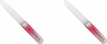 SOL Пилка, стеклянная цветная с голограммой, 2 штуки – фото 1