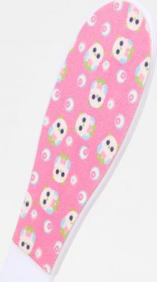 Педикюрная пилка двухсторонняя 100/180 Owl pattern 1 шт – фото 1