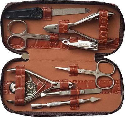 Маникюрный набор 8 предметов MS-7106-S коричневый