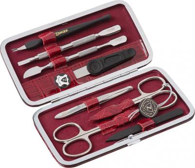 Маникюрный набор 8 предметов (MSFE-202S), красный – фото 2