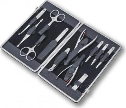 Набор маникюрный Twinox 12 предметов, черный – фото 5