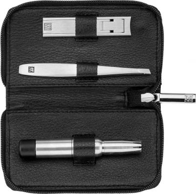 Набор маникюрный Twinox 3 предмета, черный – фото 1