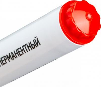Маркер перманентный красный (толщина линии 1.5-3 мм) 4680546035993 – фото 1