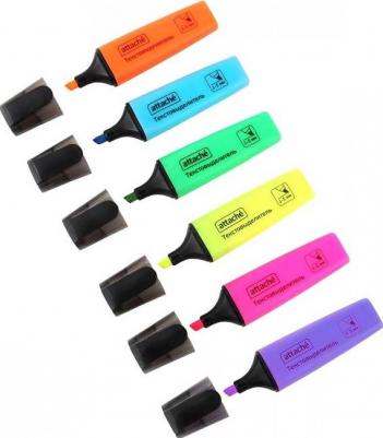 Набор текстовыделителей Colored (толщина линии 1-5 мм, 6 цветов) – фото 13