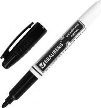 Маркер для доски, КРАСНЫЙ, с клипом, эргономичный корпус, круглый наконечник, 4 мм, 150848 – фото 2