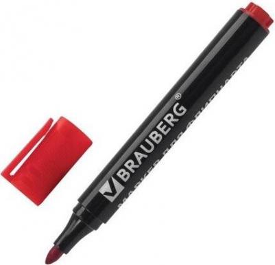 Маркер для флипчарта, НЕПРОПИТЫВАЮЩИЙ, ЧЕРНЫЙ, круглый наконечник, 2,5 мм, 151253 – фото 6